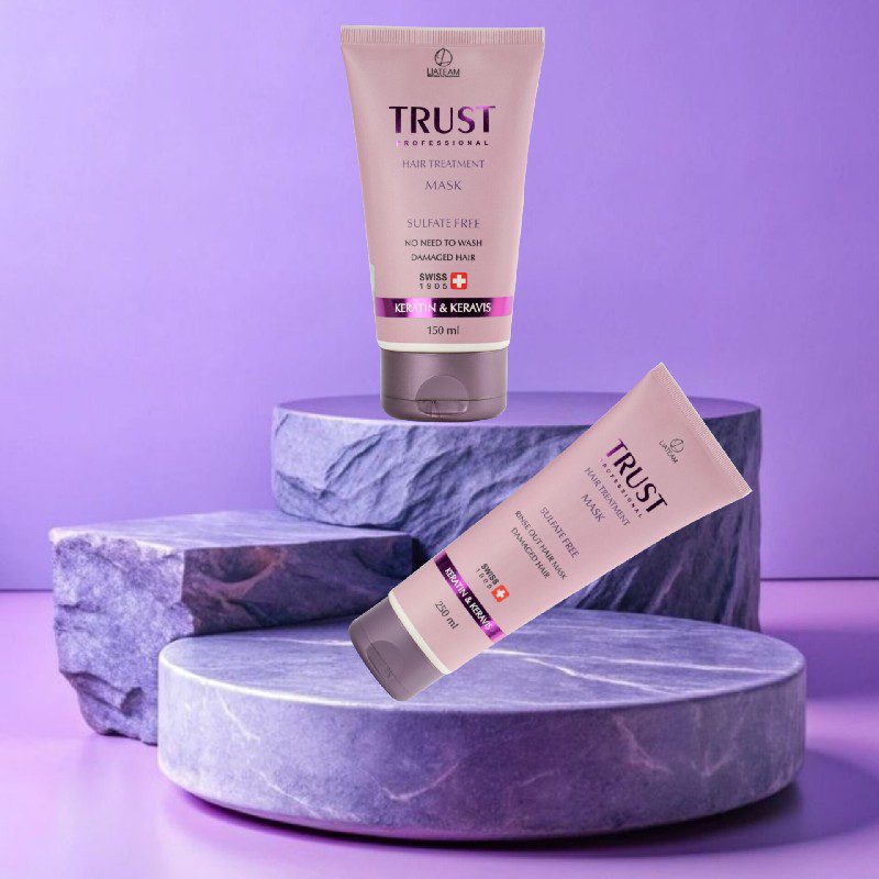 ماسک های موی داخل حمام و بعد از حمام کراتین تراست