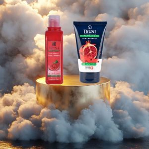 کرم انار و شامپو بدن انار تراست